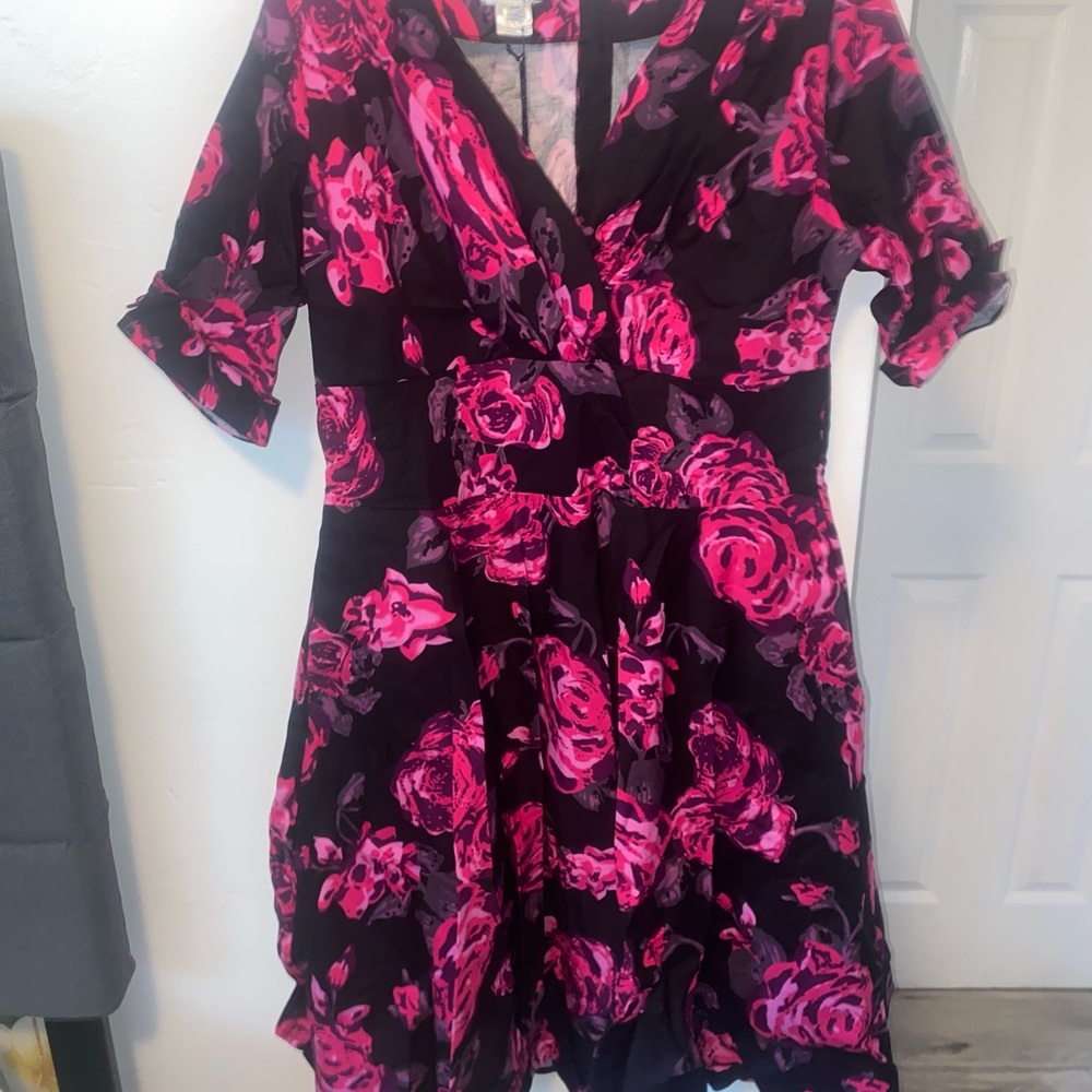 Floral print dress